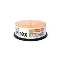 Диск Dvd+r Mirex 4.7 Gb, 16x, Cake Box (25), (25/300)