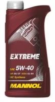 Синтетическое моторное масло Mannol Extreme 5W-40, 1 л