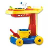 Игровой набор Hualian Toys Deluxe Cleaning Trolley A891