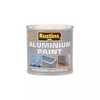 Краска акриловая Rustins Aluminium Paint влагостойкая моющаяся