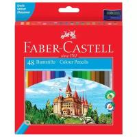 Faber-Castell Карандаши цветные Замок с точилкой 48 цветов (120148)