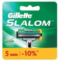 Сменные кассеты Gillette Slalom с экстрактом алоэ