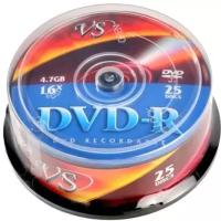 Диск VS DVD-R 4, 7 GB 16x CB/25