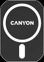 Canyon Автомобильный держатель Canyon CNE-CCA15B01 Magsafe Qi, черный
