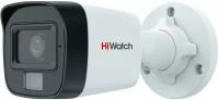 HD-TVI камера HiWatch DS-T500A(B)(2.8mm) 5 Мп уличная с подсветкой EXIR/LED и микрофоном