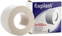 Fixplast Лейкопластырь фиксирующий на тканевой основе 1 шт. 3 см 500 см