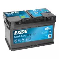 Автомобильный аккумулятор Exide Start-Stop EFB EL652, 278х175х175