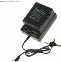 Блок питания LuazON IP-24-24-000-01, 1 А, 6 режимов 1.5-12V, переключатель полярности,0.65 м