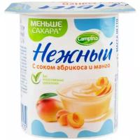 Йогурт С соком абрикоса и манго нежный, 1,2%, 100 г