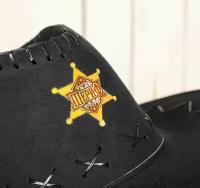 Ковбойская шляпа «Шериф», р-р. 56-58, цвет чёрный