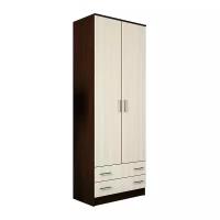 Шкаф для одежды ЭРА Дуэт, (ШхГхВ): 80х48.7х220 см, венге/лоредо