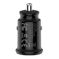 Автомобильное зарядное устройство (универсальное) Borofone BZ8 MaxRide (2USB, 5V, 2.4A) (черное)