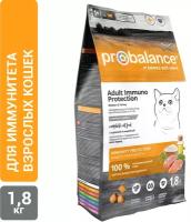 Сухой корм для кошек ProBalance с курицей, с индейкой 1.8 кг