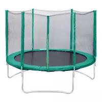 Каркасный батут КМС Trampoline 6 180х180х209 см, зеленый