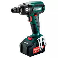 Аккумуляторный ударный гайковерт Metabo SSW 18 LTX 400 BL 5.2Ah x2 Case, 5.2 А·ч