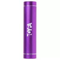 Портативный аккумулятор ToyFa A-toys 2400 mAh (768023), фиолетовый