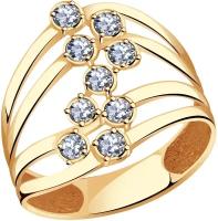 Золотое кольцо Красносельский ювелир Кд3791 с фианитом
