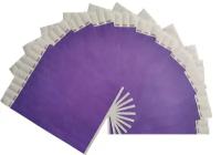 Бумажные контрольные браслеты цвет фиолетовый 100 штук