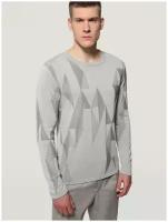 пуловер для мужчин, Bikkembergs, модель: CS31G10XA122A70, цвет: серый, размер: 52