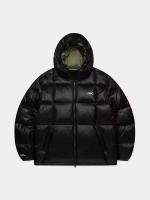 Пуховик LMC - Lost Management Cities Hooded Puffer Duck Down Parka, черный, L