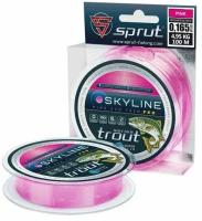 Леска Летняя Sprut EvoTech PRO Pink 0,165mm/100m