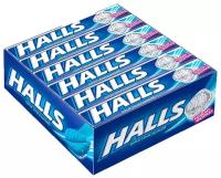 Леденцы Halls Холс Оригинальный синий, 1 упаковка по 12 шт