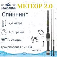 Спиннинг Волжанка Метеор 2.0 2,4м тест 5-25г 2 секции 022-0043