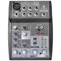 BEHRINGER 502 микшер, 1 моновход, 2 стерео