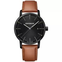 Наручные часы WENGER Urban Classic 01.1741.136, черный, коричневый