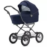 Inglesina 2 в 1 Sofia Duo с надувными колёсами, Sailor Blue, цвет шасси: черный