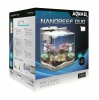 Аквариум морской Aquael NANO REEF DUO LED 2.0, 49 л. /белый/