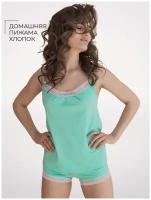 Пижама женская MON PLAISIR 8353255 топ с шортами хлопок сексуальная кружевная шелковая одежда оверсайз для девушек дома