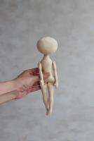 Ася, 18 см. Заготовка интерьерной куклы из текстиля для хобби, рукоделия, творчества