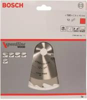 BOSCH диск 160X16 12 SPEEDLINE