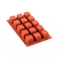 Форма для приготовления пирожных Silikomart Cube силиконовая, 3,5 х 3,5 см