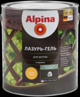 ALPINA лазурь-гель для дерева шелковисто-матовый, колерумый (2,5л)