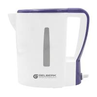 Чайник Gelberk GL-466, белый/фиолетовый