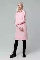 Магазин Толстовок - Платье худи розовое спортивное базовое - SunDress Hoodie Pink, M-42-44-Woman-(Женский)