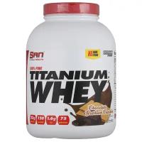 Протеин SAN 100% Pure Titanium Whey 2270 гр. шоколадное бисквитное печенье