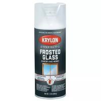 Краска Krylon Specialty Frosted Glass с эффектом замерзшего стекла, frosted glass, матовая