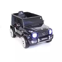 RiverToys Автомобиль Mercedes-Benz G63 T999TT, черный глянец