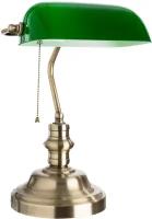 Лампа декоративная Arte Lamp Banker A2492LT-1AB, E27, 60 Вт, зеленый