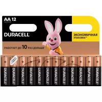 Батарейка Duracell AA, 12 шт