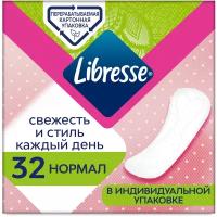 Либресс / Libresse Ежедневные прокладки Dailyfresh Normal 32 шт