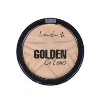 Lovely Пудра для лица компактная Golden Glow тон 1