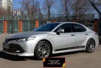 Молдинги на двери (4 шт) Toyota Camry XV70 2017-н. в