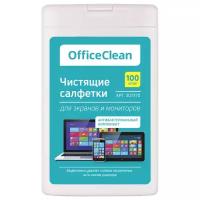 OfficeClean 307370 влажные салфетки 100 шт. для экрана, для оптики