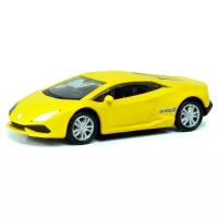 1:64 Машина металлическая RMZ City LAMBORGHINI HURACAN LP610-4, цвет жёлтый Uni-Fortune 344995-YL