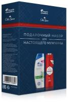 Подарочный набор для мужчин HEAD & SHOULDERS Шампунь Ментол 400 мл + OLD SPICE Гель для душа Whitewater 250 мл