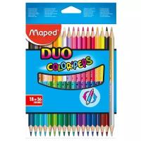 Maped Цветные карандаши двусторонние Color Peps Duo 36 цветов 18 штук (829601), 18 шт